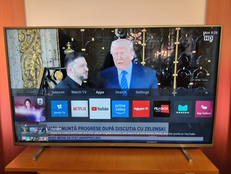 TV Philips Led 4K 50inch 126cm Ambilight