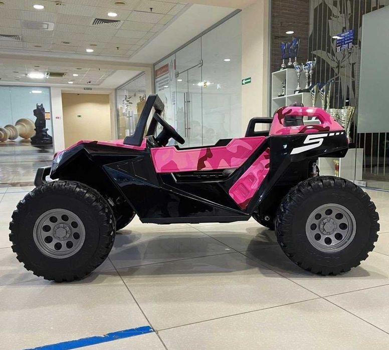 UTV electric pt 4 copii, Kinderauto BJX1928 24V 14Ah , 500W PINK CAMO