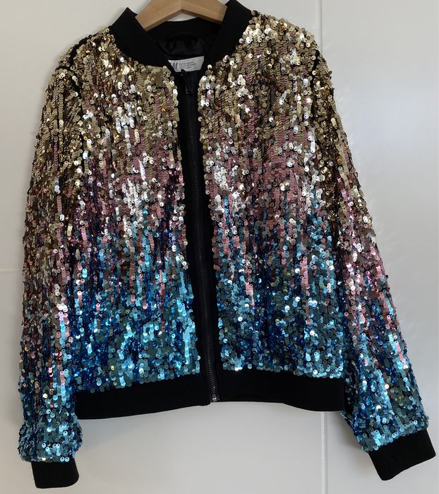 Jacheta fete, H&M, 8-9 ani, 134 cm