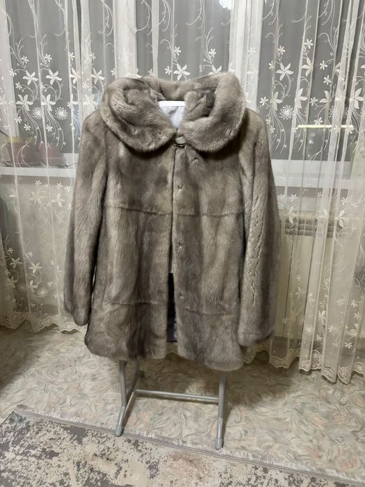Шуба норкавая с капюшоном