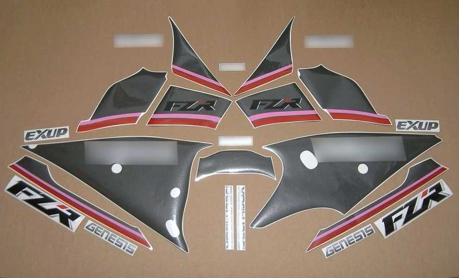 Стикери Yamaha 1000 FZR 1987г-1994г лепенки Ямаха фзр графики exup