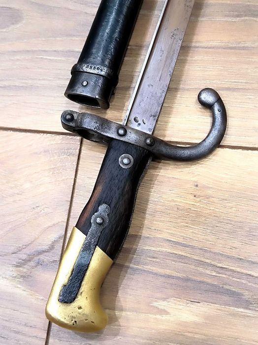 Френски щик нож байонет ГРА GRASS M1874 еднакви номера