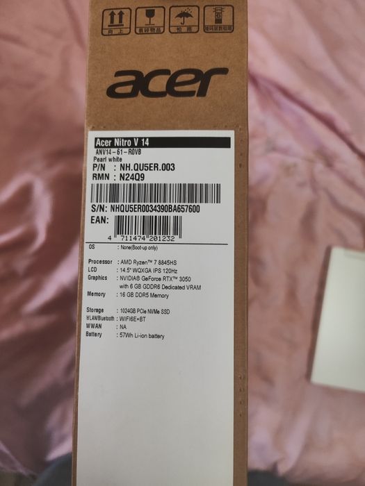 Новый ноутбук Acer Nitro V14