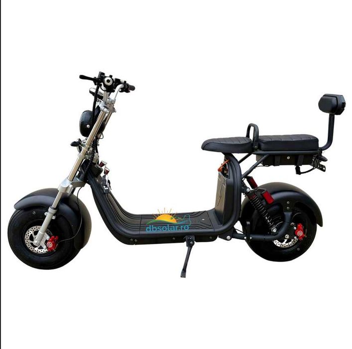 Scuter electric chopper 1500W 20Ah Fara Permis CIV RAR inclus Lithium 25km/h capacitate 180kg