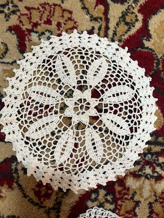 Салфетки ажурные хлопок