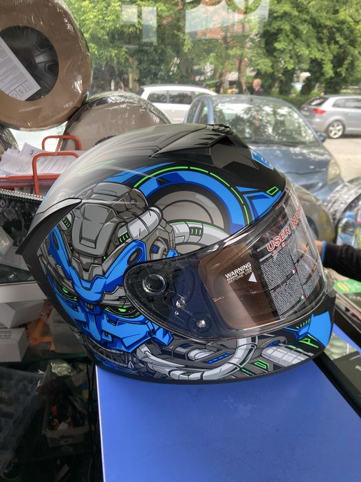 НОВА Каска за мотор Пистова М // пистов мотор , Шлем M