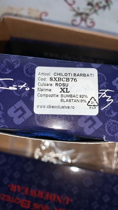 Vand  chiloti Catalin Botezatu Marimea XL