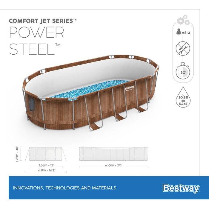 БАСЕЙН 610X366X122СМ Bestway