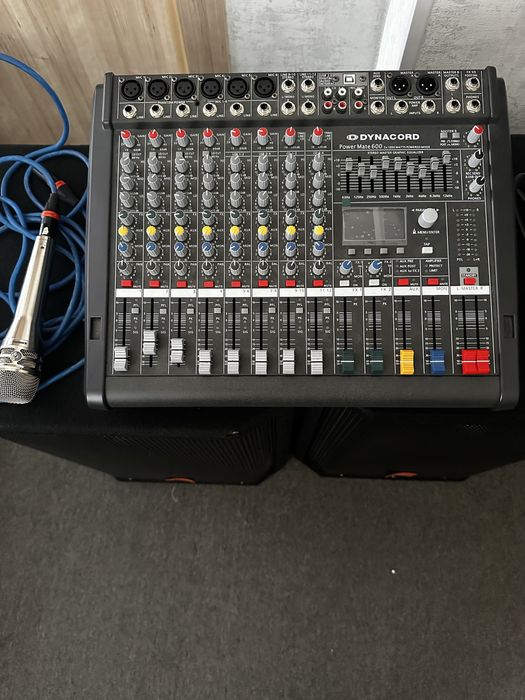 Dynacord+2 ta kalonkasi+Shure micrafon