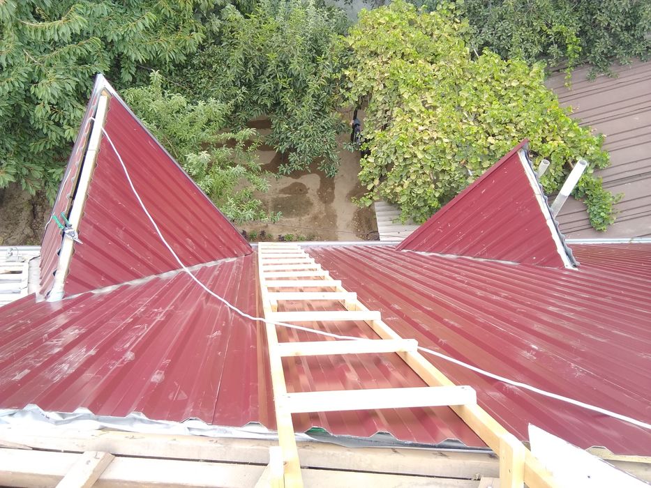 Ремонт крыши.Эксплуатируемая кровля.Профнастил.Мягкая кровля.Гидроизол