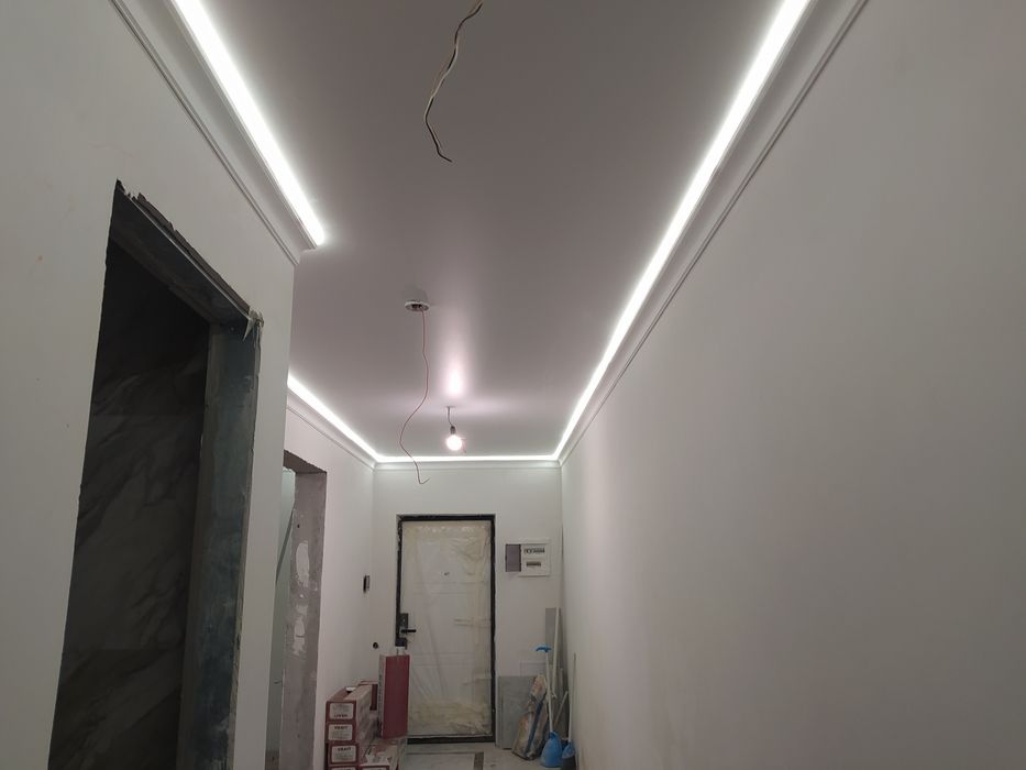 Установка галтели,молдинги