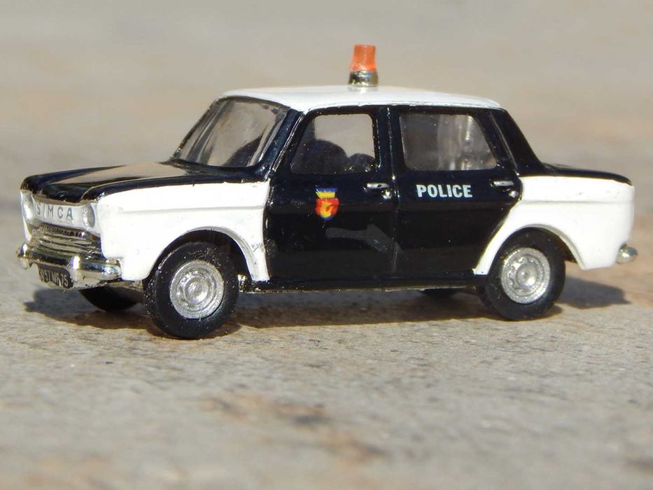 Macheta masina de politie Simca 1000 Norev Franta scara 1:86
