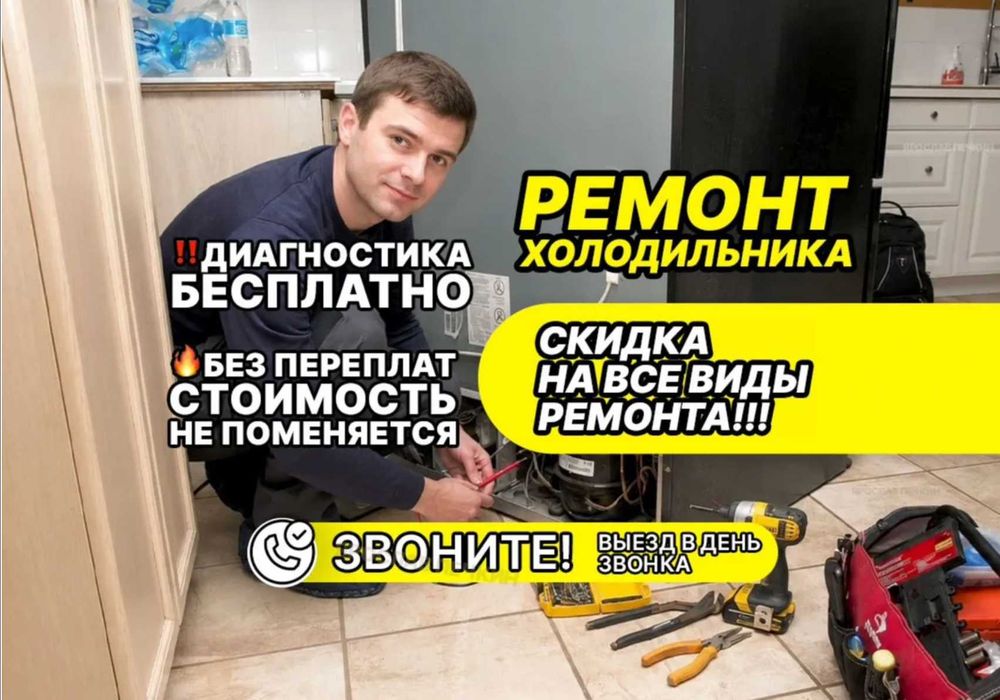 Ремонт холодильников в день обращения