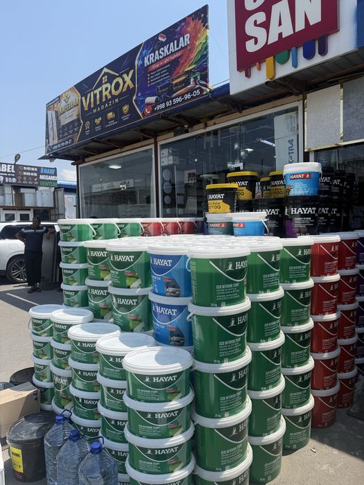 Sufatli kraska emulsiyalar optom narxlarda