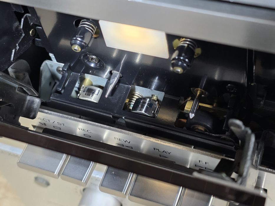 Sistem audio LUXMAN, amplificator L-114a, deck  K-5, tuner T-2 retro