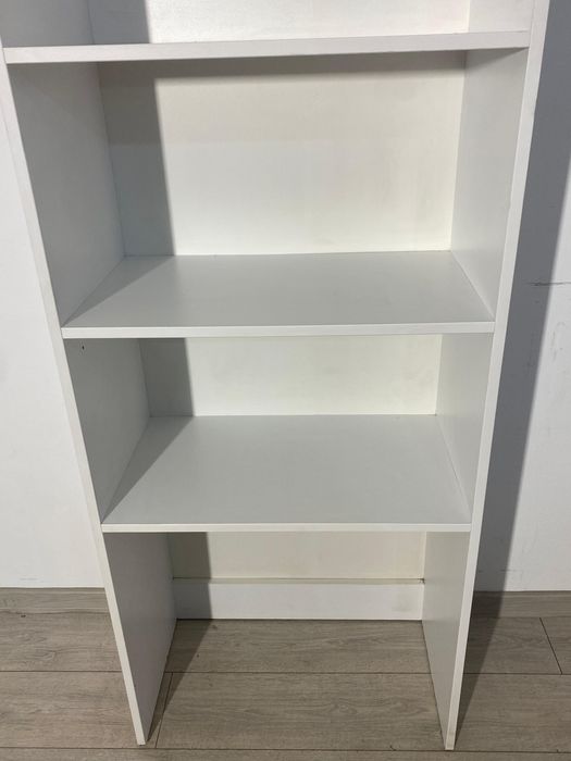 Etajeră Albă 67 cm; Bibliotecă; Dulap cu Rafturi