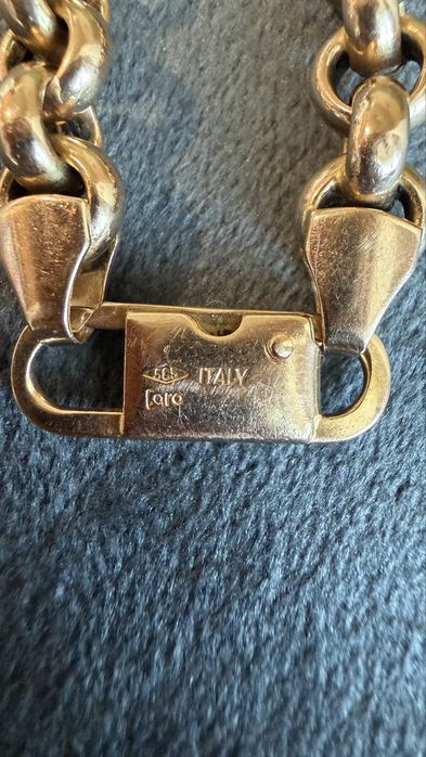 Златна гривна 14 карата Italy  15.63гр  21см