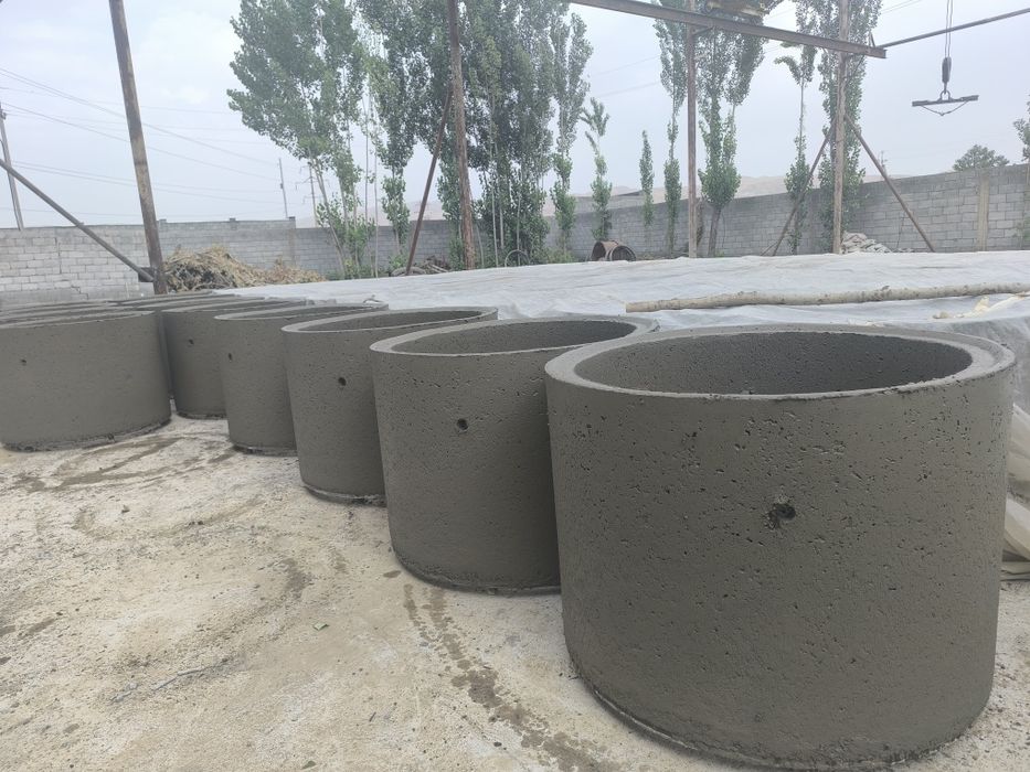 Бетон кольца. Кольца для канализации. Бетонные колодец