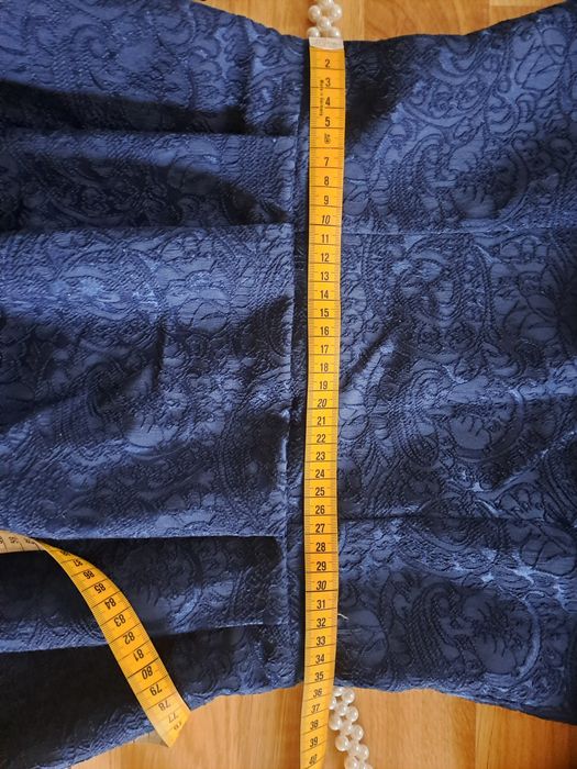 Rochie bleumarin facuta pe comanda