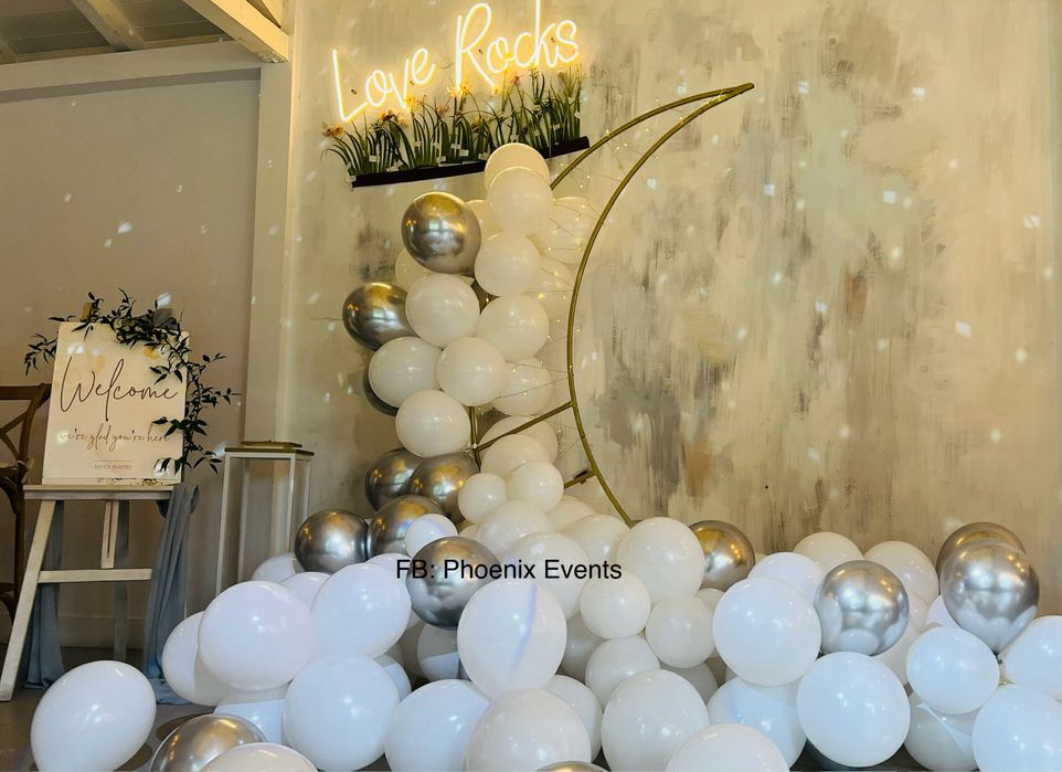 Aripi inger baloane photocorner decoratiuni aranjamente decor botez