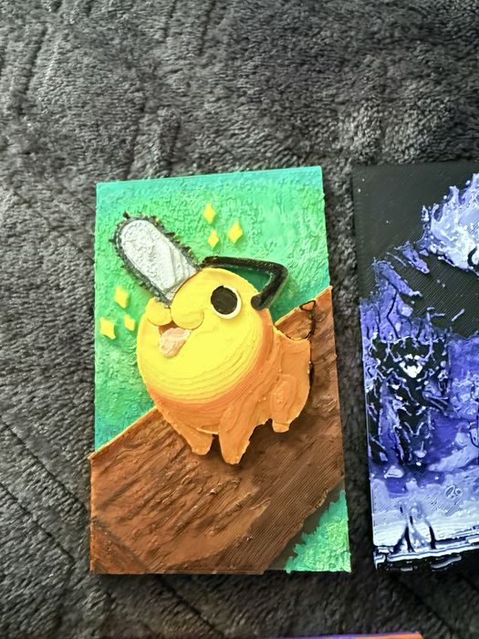 Аниме релефни пластмасови карти - за колекция или подарък