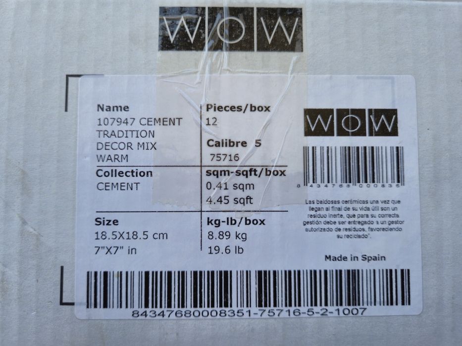 Gresie / Faianta WOW Design