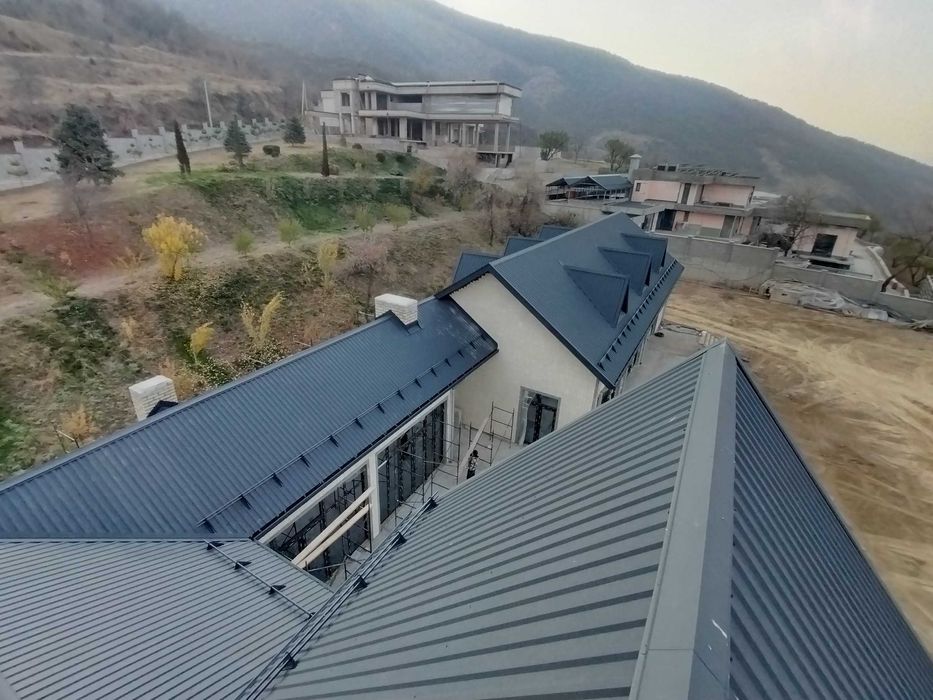 Tom yopiw xizmati. Кровельные работы.