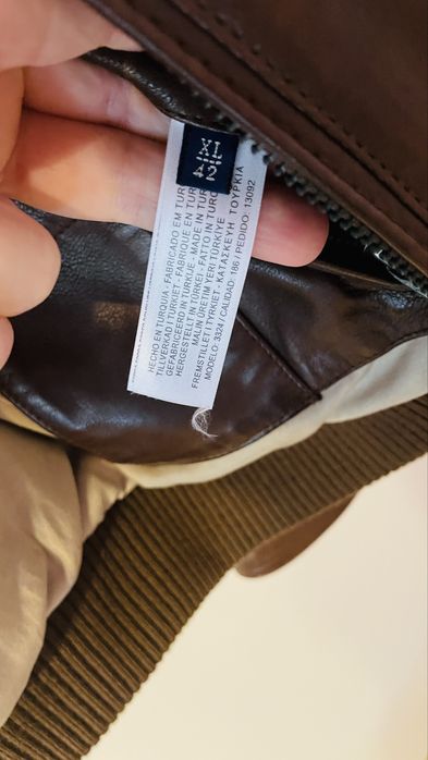 Geaca Massimo Dutti din piele naturala