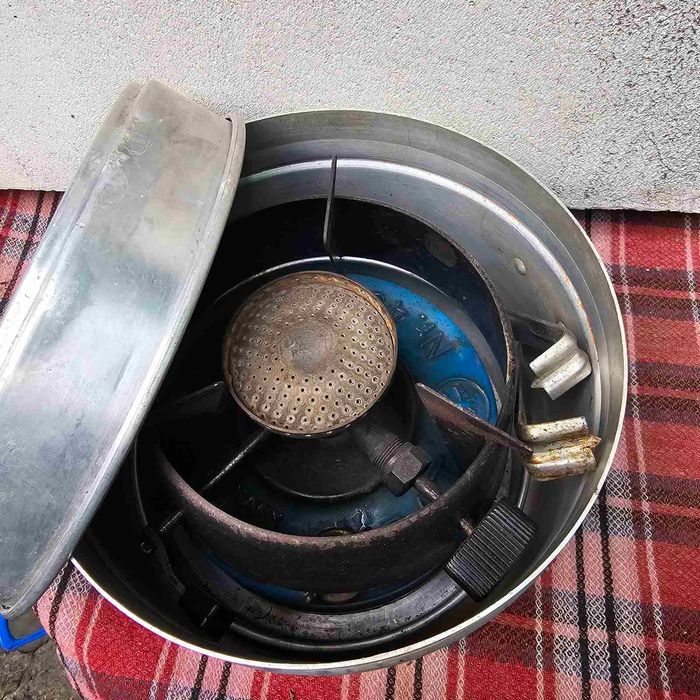 Немски бензинов примус интериор