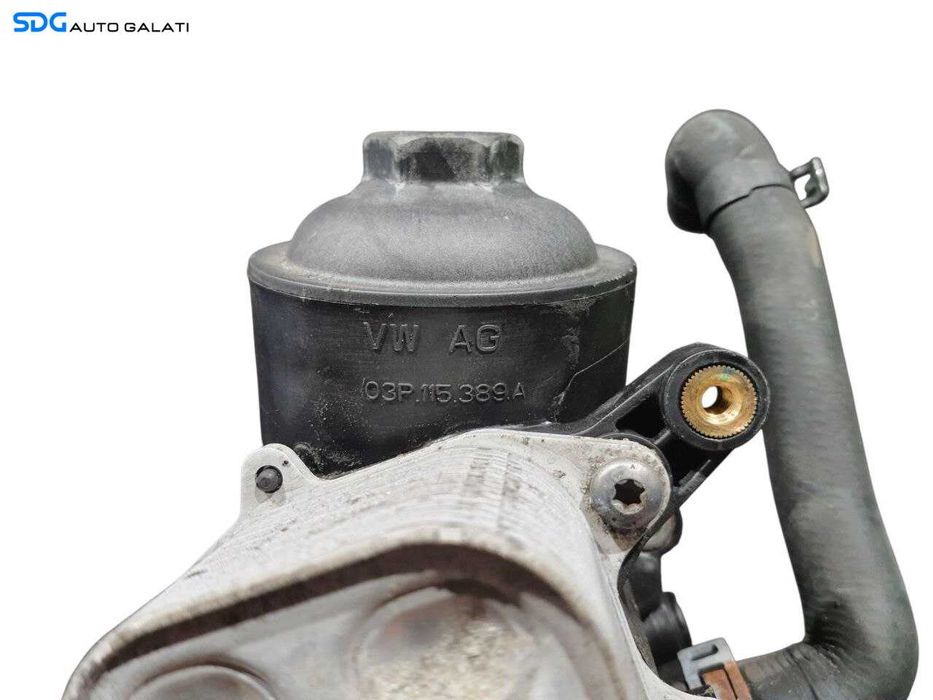 Carcasa Filtru Ulei Termoflot Radiator Ulei Skoda Fabia 2 1.2 TDI 2010 - 2014 Cod 03P115389A 03L117021C [N2465]