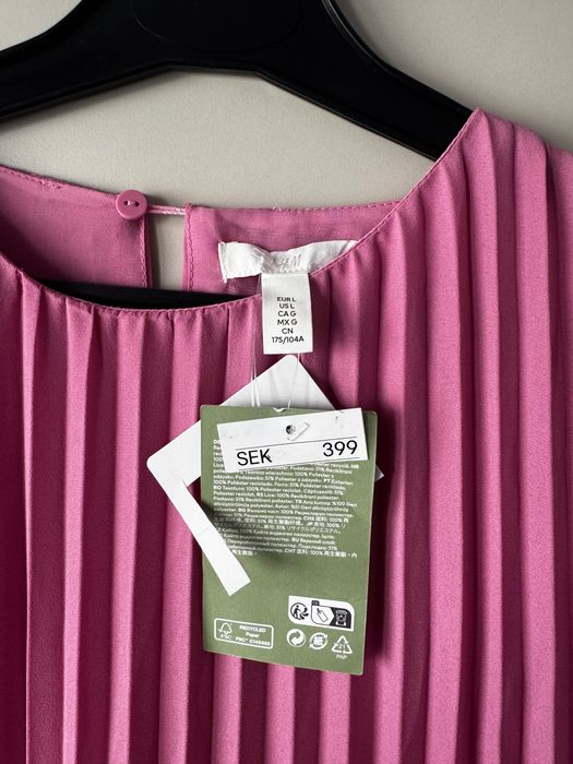 Rochie ocazie gravidă cu pliuri H&M originală nouă