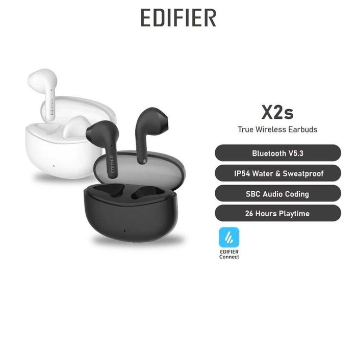 продам новые беспроводные наушники Edifier X2s/Чистое качество связи