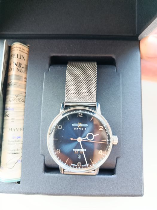 Zeppelin Hindenburg — оригинал, немецкие часы в идеале