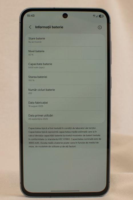 Samsung Galaxy A56 5G 128GB - Baterie 100% + 3 Huse