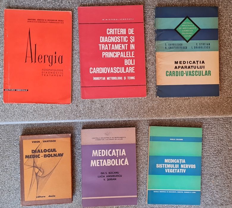 Lot de carti medicale vechi