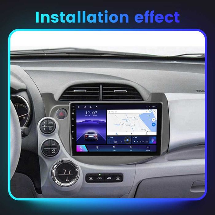 NAVIGATIE Android 14 Honda Fit Jazz 2007-2014 1/8 Gb  CarPlay +CAMERA
