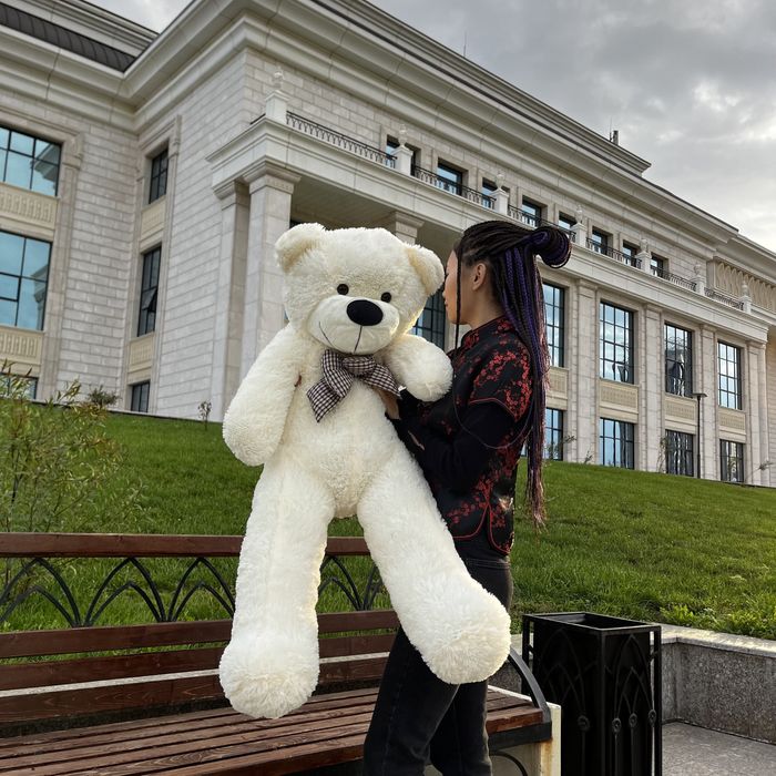 Плюшевая игрушка 120см. Плюшевый мишка 120см. KASPI RED/Рассрочка