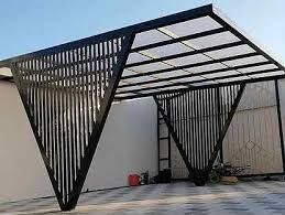 Навес лексан Профнастил