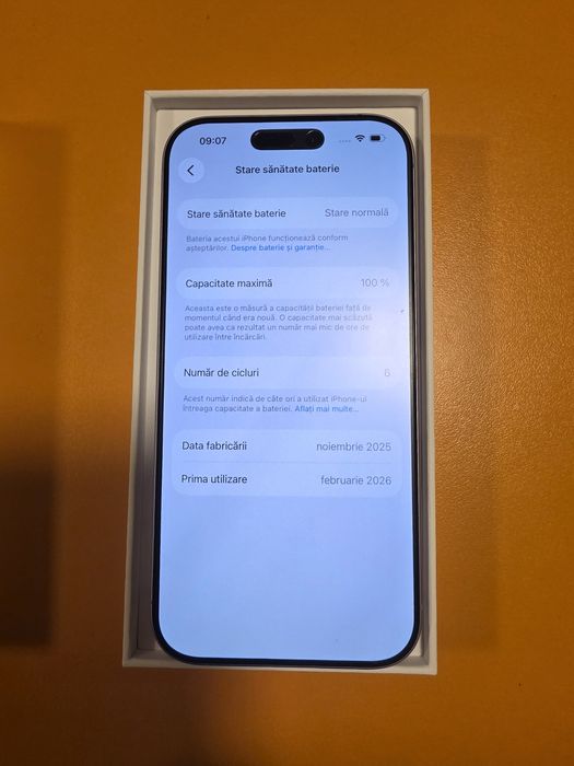 Iphone 17 256gb Lavander open box liber de retea  factura garantie