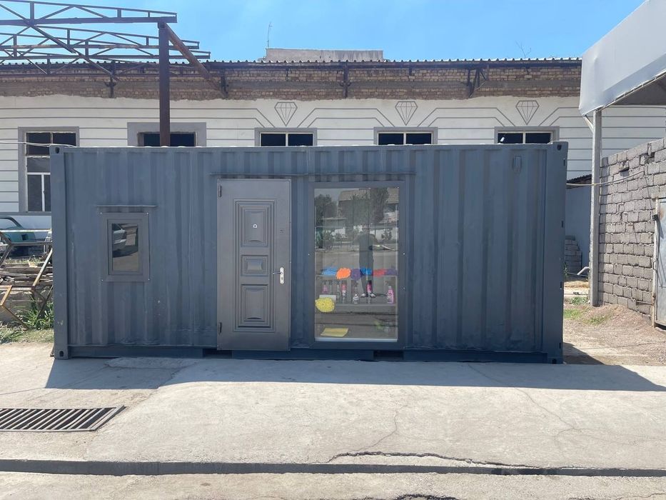 Контейнер Домик Офис Магазина Сартарошхона KONTEYNER Uylar Magazin Ofi