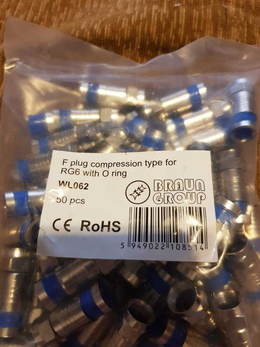 Mufa F de compresie si tip 90 grade produs nou sigilat