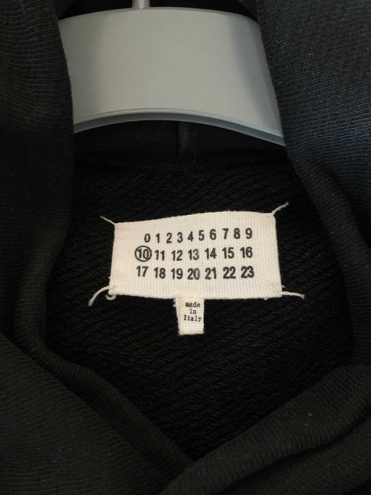 Maison Margiela Upside Down Logo Hoodie