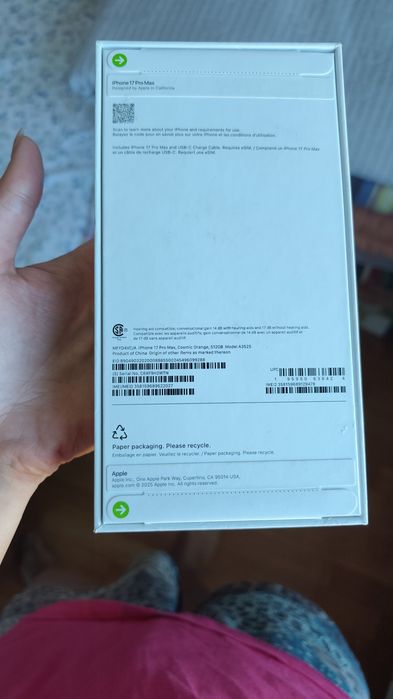 Смартфон Apple iPhone 17 Pro Max 512Gb