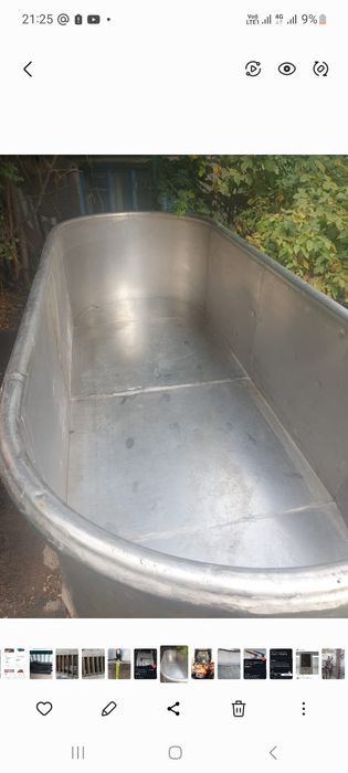 Ванна нержавейка