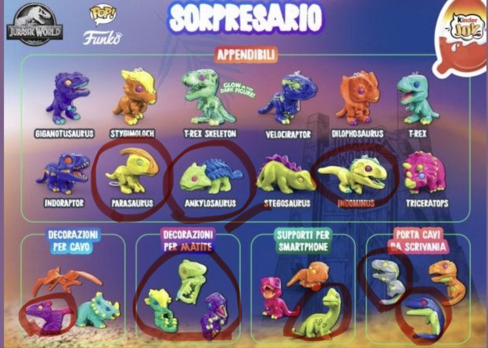 Киндер джой Jurassic World