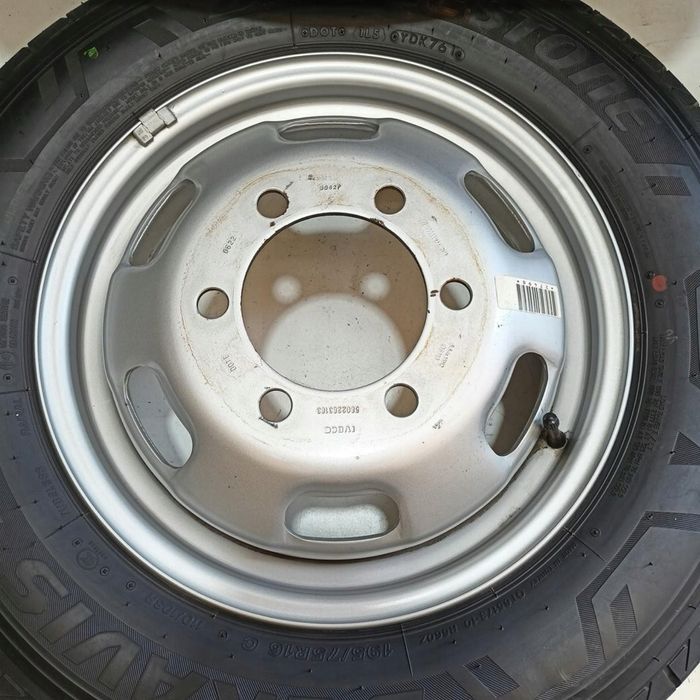 6бр.Оригинални джанти 16" 6x170 за ДВОЙНА ГУМА Iveco Daily(2000-2025)