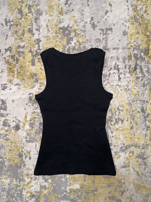 Loewe Top/Maieu negru cu logo brodat M