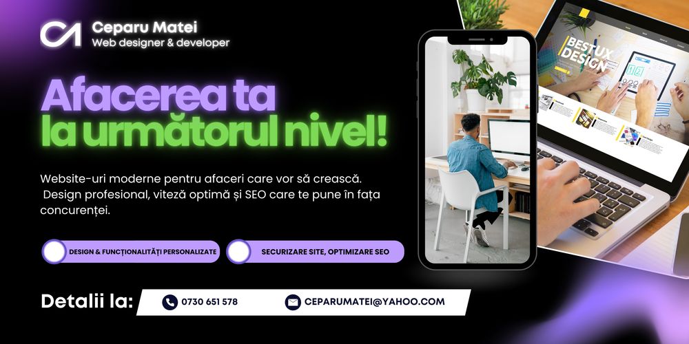 Creare Site Web & Magazine Online Profesionale