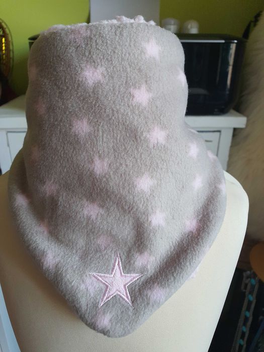 Fular triunghi cu doua fete bebelusi 0-2 ani