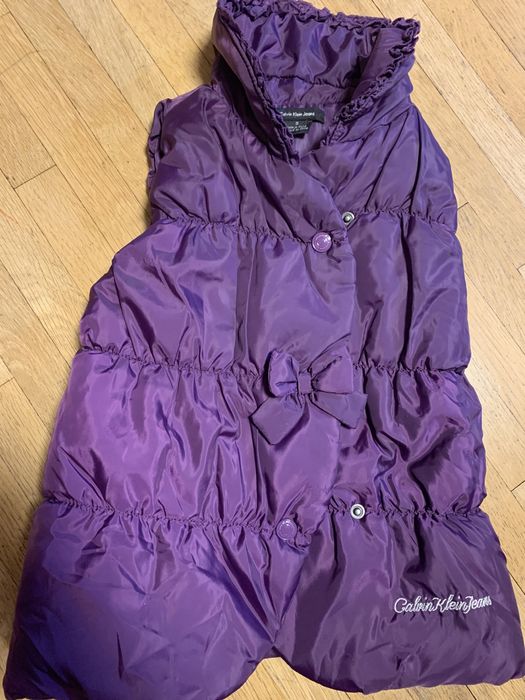 Calvin Klein и естествен косъм елек 5-6 годинки